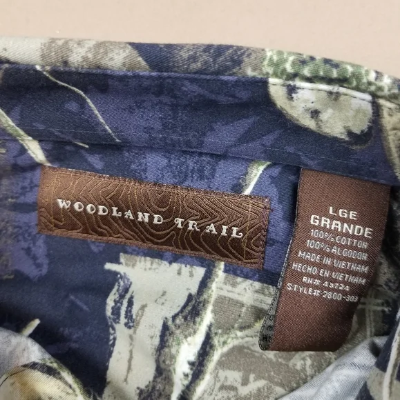 NWT Woodland Trail Deers Forest Wilderness All Ove - Picture 5 of 8